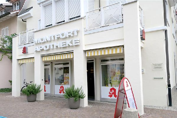 Montfort-Apotheke - Aussenansicht der Montfort-Apo …