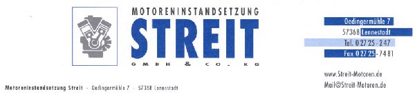 Motoreninstandsetzung Streit GmbH & Co. KG - 2