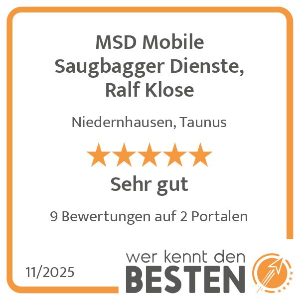 MSD Mobile Saugbagger Dienste, Ralf Klose - werken …