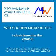 MTW Metalltechnik Worms GmbH & Co. KG - Industriemechaniker (m/w/d)