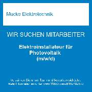 Mucke Elektrotechnik - Elektroinstallateur für Photovoltaik (m/w/d)