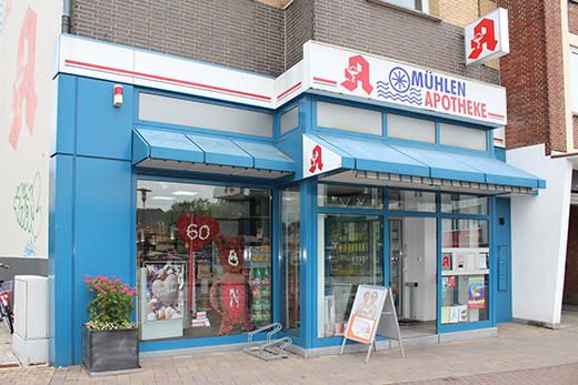 Mühlen-Apotheke - Aussenansicht der Mühlen-Apothek …