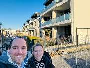 Müller & Partner Immobilien IVD - Vater und Tochter Lena auf der Baustelle in Eschweiler