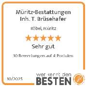 Müritz-Bestattungen Inh. T. Brüsehafer - werkenntdenBESTEN.de Qualitätssiegel