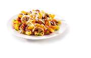 MUNDFEIN Pizzawerkstatt Hamburg-Hohenfelde - MUNDFEIN vegane Pasta Vaike mit pflanzlichem Hackfleiisch von Redefine Meat