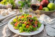 MUNDFEIN Pizzawerkstatt Hamburg-Langenhorn - MUNDFEIN veganer Salat Vlado