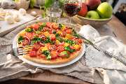 MUNDFEIN Pizzawerkstatt Stade - MUNDFEIN vegane Pizza Valeria mit pflanzlicher Merguez von Redefine Meat