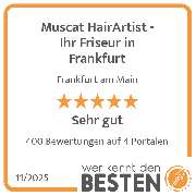 Muscat HairArtist - Ihr Friseur in Frankfurt - werkenntdenBESTEN.de Qualitätssiegel