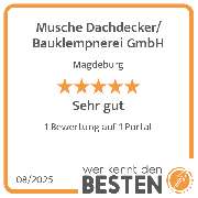 Musche Dachdecker/ Bauklempnerei GmbH - werkenntdenBESTEN.de Qualitätssiegel