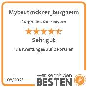 Mybautrockner_burgheim - werkenntdenBESTEN.de Qualitätssiegel
