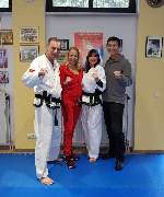 MyKampfsport.de Taekwondo & Kampfsportschule - with my very good friends Pro Box World Champion Daisy Lang, Kick Box World Champion Don The Dragon Wilson and Queen of Martial Arts Movies GM Cynthia Rothrock
