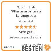N. Lühr Erd-/Pflasterarbeiten & Leitungsbau - werkenntdenBESTEN.de Qualitätssiegel