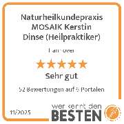 Naturheilkundepraxis MOSAIK Kerstin Dinse (Heilpraktiker) - werkenntdenBESTEN.de Qualitätssiegel