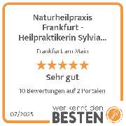 Naturheilpraxis Frankfurt - Heilpraktikerin Sylvia Domack - werkenntdenBESTEN.de Qualitätssiegel