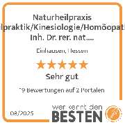 Naturheilpraxis (Heilpraktik/Kinesiologie/Homöopathie) Inh. Dr. rer. nat. Corinna Koch - werkenntdenBESTEN.de Qualitätssiegel