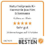 Naturheilpraxis Ki-Harmonie Joachim Eckermann - werkenntdenBESTEN.de Qualitätssiegel