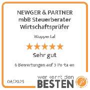 NEWGER & PARTNER mbB Steuerberater Wirtschaftsprüfer - werkenntdenBESTEN.de Qualitätssiegel