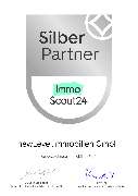 newLevel.Immobilien GmbH | Vertriebsleitung Landsberg am Lech - Urkunde ImmoScout24 Silber
