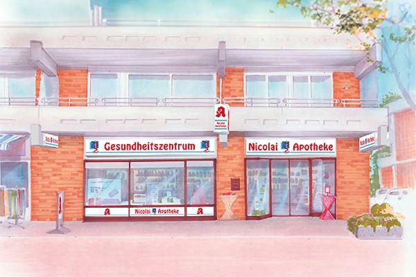 Nicolai-Apotheke - Aussenansicht der Nicolai-Apoth …