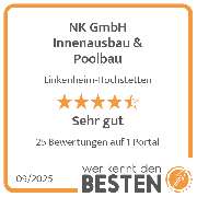 NK GmbH Innenausbau & Poolbau - werkenntdenBESTEN.de Qualitätssiegel