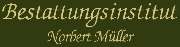 Norbert Müller Bestattungsunternehmen - 1