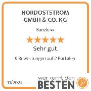 NORDOSTSTROM GMBH & CO. KG - werkenntdenBESTEN.de Qualitätssiegel