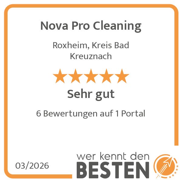Nova Pro Cleaning - werkenntdenBESTEN.de Qualitäts …