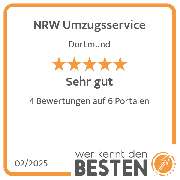 NRW Umzugsservice - werkenntdenBESTEN.de Qualitätssiegel