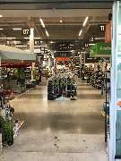 OBI Baustoffhalle Merseburg - Blick vom Garten ins Wohnen