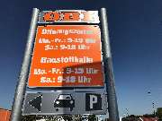 OBI Markt Jever - OBI Markt-Eingang Jever