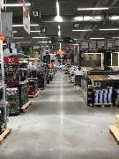 OBI Markt Merseburg - Blick von Garten zur Sanitärabteilung