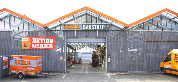 OBI Markt Parchim - OBI Markt-Eingang Parchim