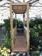 OBI Markt Sinzheim - Teichbrücke oder Gartenbrücke