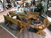 OBI Markt Weimar-Süßenborn - Gartenmöbel aus Eichenholz