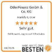 OderFinanz GmbH & Co. KG - werkenntdenBESTEN.de Qualitätssiegel