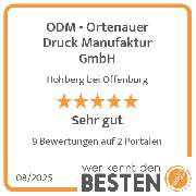 ODM - Ortenauer Druck Manufaktur GmbH - werkenntdenBESTEN.de Qualitätssiegel