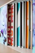 Schiebtüren mit verschiedenen Oberflächen, Showroom Okifree Raumsysteme