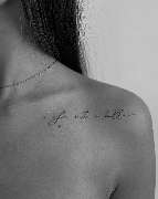 OMEN Tattoo - Berlin Friedrichshain - Fineline Schriftzug-Tattoo 