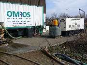 OMROS Umweltservice GmbH - Mobile Klärschlammentwässerungsanlage mit Stromerzeugung, Omros Umweltservice GmbH aus Hildburghausen