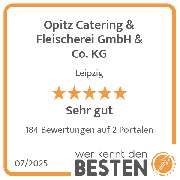 Opitz Catering & Fleischerei GmbH & Co. KG - werkenntdenBESTEN.de Qualitätssiegel