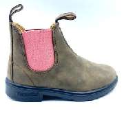Oselot Kinderschuhe GbR - Blundstone vintage-braun mit rosa Einsatz_Oselot Kidnerschuhe GbR