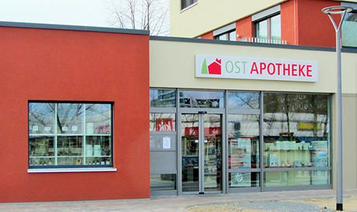 Ost-Apotheke - Aussenansicht der Ost-Apotheke