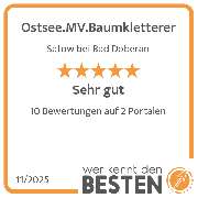 Ostsee.MV.Baumkletterer - werkenntdenBESTEN.de Qualitätssiegel