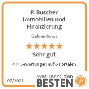 P. Buscher Immobilien und Finanzierung - werkenntdenBESTEN.de Qualitätssiegel