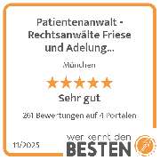 Patientenanwalt - Rechtsanwälte Friese und Adelung Partnerschaft mbB - werkenntdenBESTEN.de Qualitätssiegel