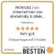 PATRICKS / ein Unternehmen von Morwinsky & Klein GmbH & Co. KG - werkenntdenBESTEN.de Qualitätssiegel