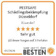 PESTSAFE Schädlingsbekämpfung Düsseldorf - werkenntdenBESTEN.de Qualitätssiegel