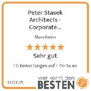 Peter Stasek Architects - Corporate Architecture - werkenntdenBESTEN.de Qualitätssiegel