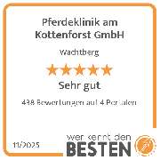 Pferdeklinik am Kottenforst GmbH - werkenntdenBESTEN.de Qualitätssiegel
