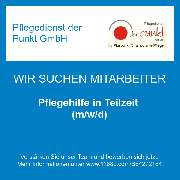 Pflegedienst der Punkt GmbH - Pflegehilfe in Teilzeit (m/w/d)